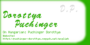 dorottya puchinger business card